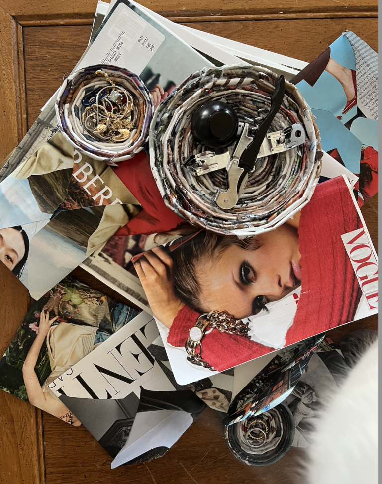 4 DIY Projects Using Old Magazines