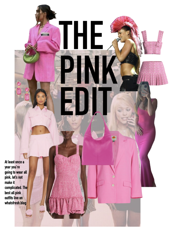 The Pink Edit: All Pink Outfits